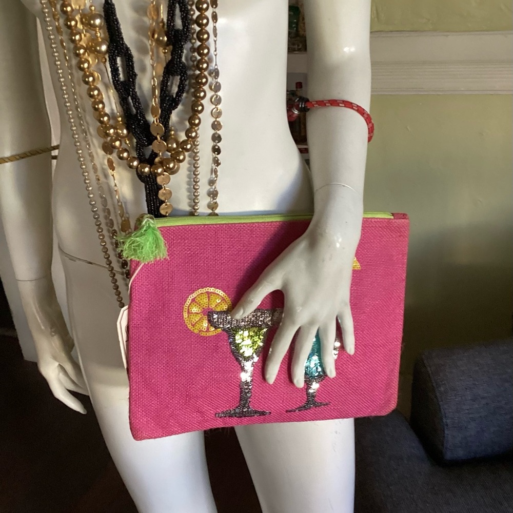 NWT Mudpie cocktails & sequins